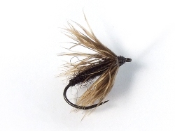 Fujioka Kebari - Soft Wet Hackle/Black