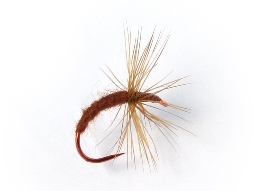 Gujo Kebari - Dry Fly/Brown with Red Hook