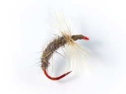 Gujo Kebari - Dry Fly/Tan with Red Hook