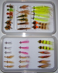 Bahamas Master Fly Selection-56 Flies in Multiple Fly Boxes