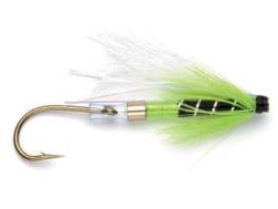 Brass Chartreuse/Black Tube Fly