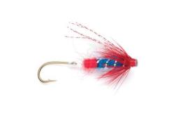 Plastic Red/Blue Tube Fly