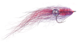 Red Can Squid Saltwater Fly