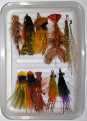 Smallmouth Bass Standard Fly Selection-10 Flies