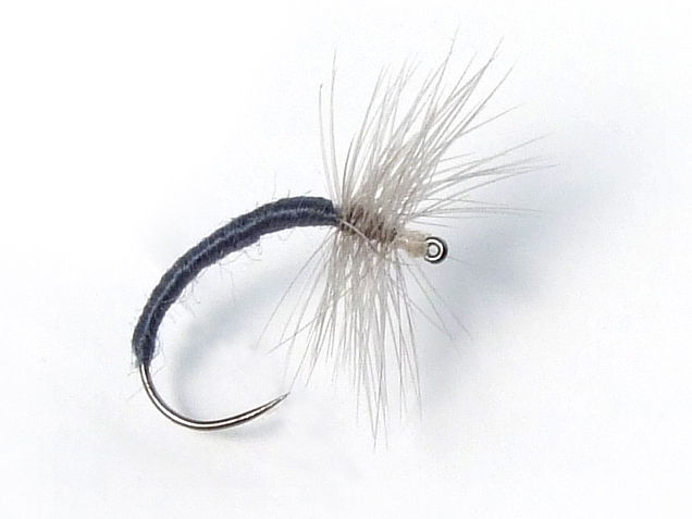 Ishigaki Kebari - Reverse Hackle/Gray, C15-BV Hook