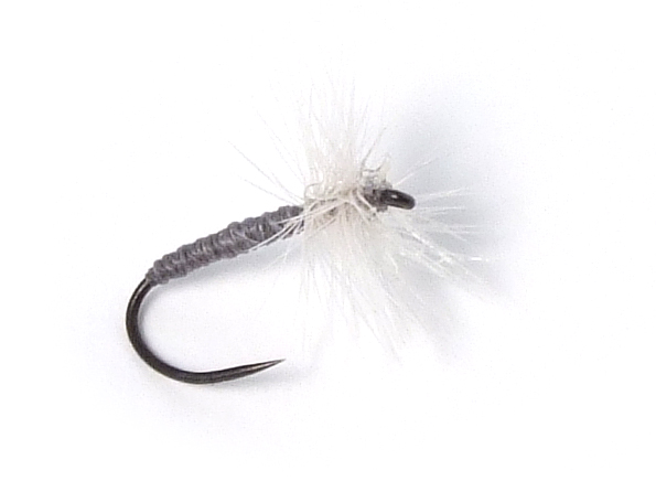 Ishigaki Kebari - Reverse Hackle/Gray, R10-BN Hook