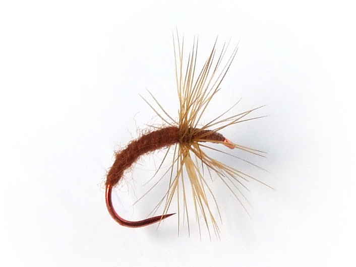 Gujo Kebari - Dry Fly/Brown with Red Hook