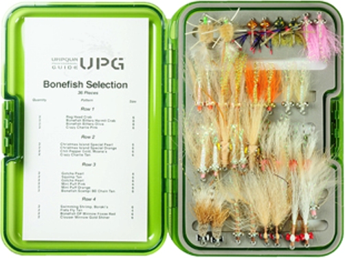 Deluxe Bonefish Selection in UPG Fly Box