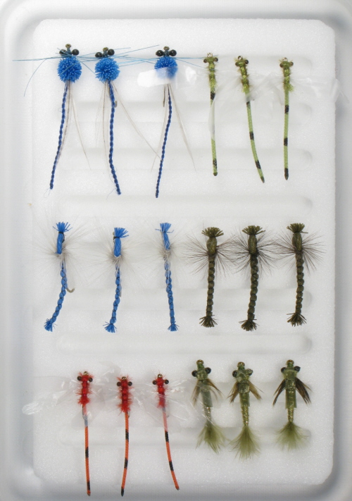Adult Damsel Dry Fly <br /> #14 - Red