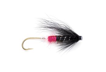 Plastic Black/Red Tube Fly