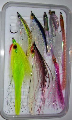 Deep Candy Saltwater Fly <br /> #1 - Blue/Pearl