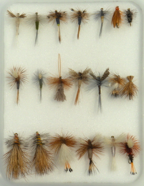 Parachute Dun Dry Fly <br /> #14 - Royal Coachman