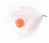 Flesh & Egg Fly <br /> #6 - White/Natural Roe