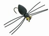 Foam Sponge Spider Panfish Fly <br /> #6 - Black