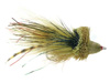 Diving Minnow Deerhair Bass Fly <br /> #1/0 - Perch