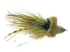 Diving Minnow Deerhair Bass Fly <br /> #1/0 - Silver