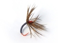 Sakasa Kebari - Reverse Hackle/Gray with Red Hook