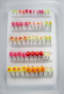 Salmon/Steelhead Egg Fly Selection- 52 Flies