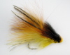 Multicolor Minnow Fly <br /> #4 - Orange/Yellow/Black